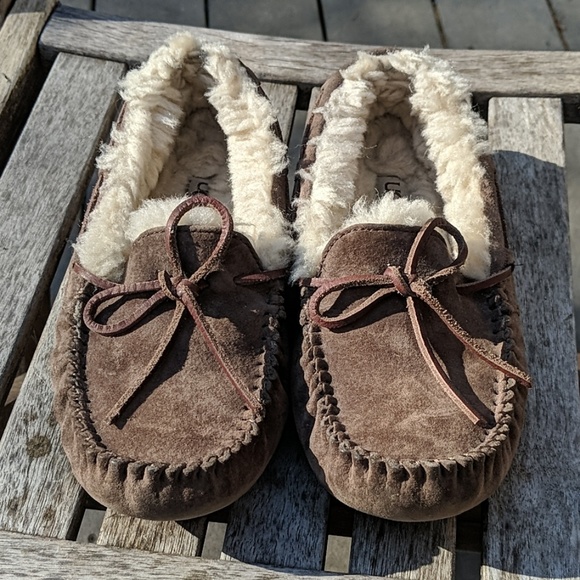 UGG Shoes - Ugg Dakota Shearling Lined Suede Moccasins